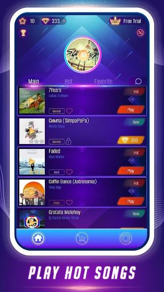 Dance Tiles: Music Ball Games Mod স্ক্রিনশট 1