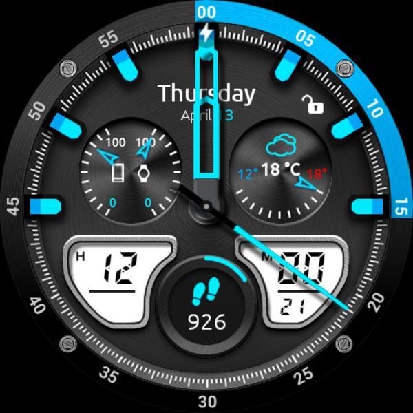 Fury Watch Face Screenshot 3