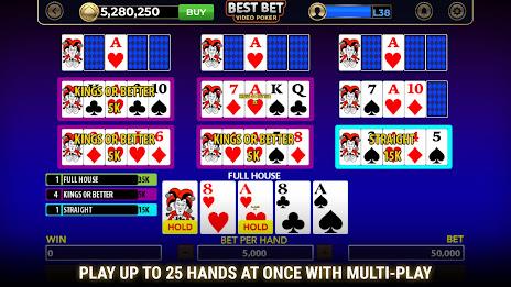 Best-Bet Video Poker 스크린샷 2