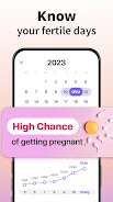 Ovulation & Period Tracker Ảnh chụp màn hình 1