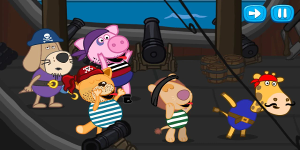 Pirate treasure: Fairy tales Screenshot 1