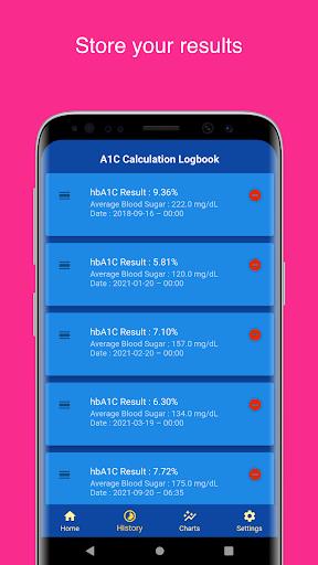 A1C Calculator - Blood Sugar T স্ক্রিনশট 1