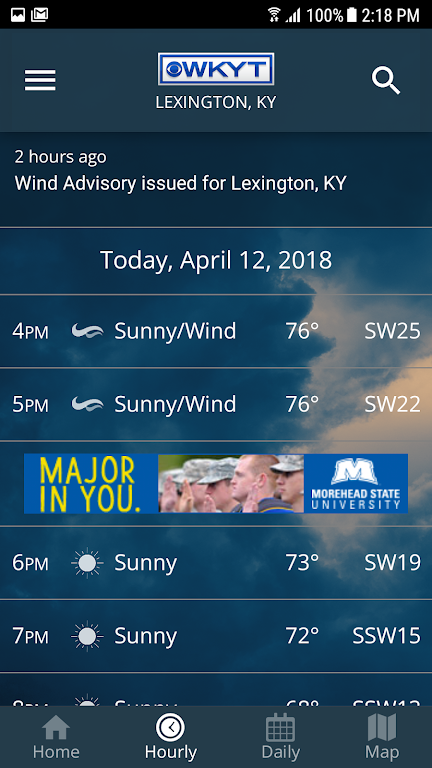 WKYT Weather 螢幕截圖 2
