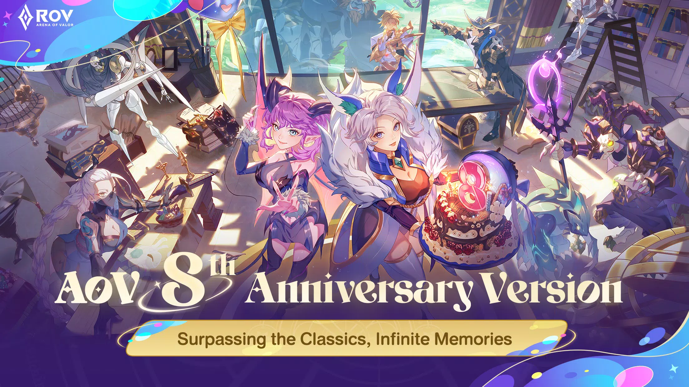 Garena RoV: 8th Anniversary! स्क्रीनशॉट 0