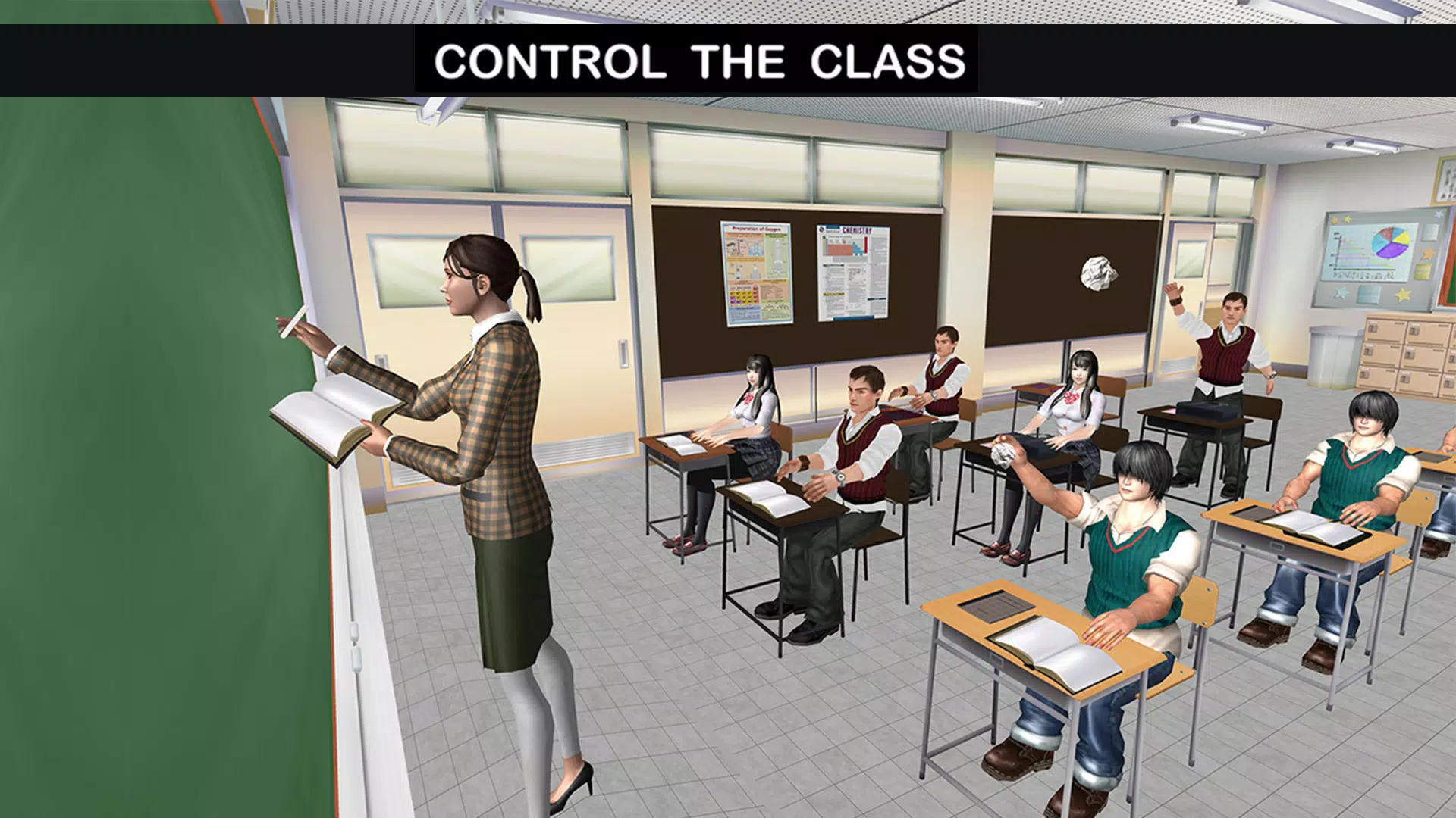 School Intelligent Teacher 3D Capture d'écran 3