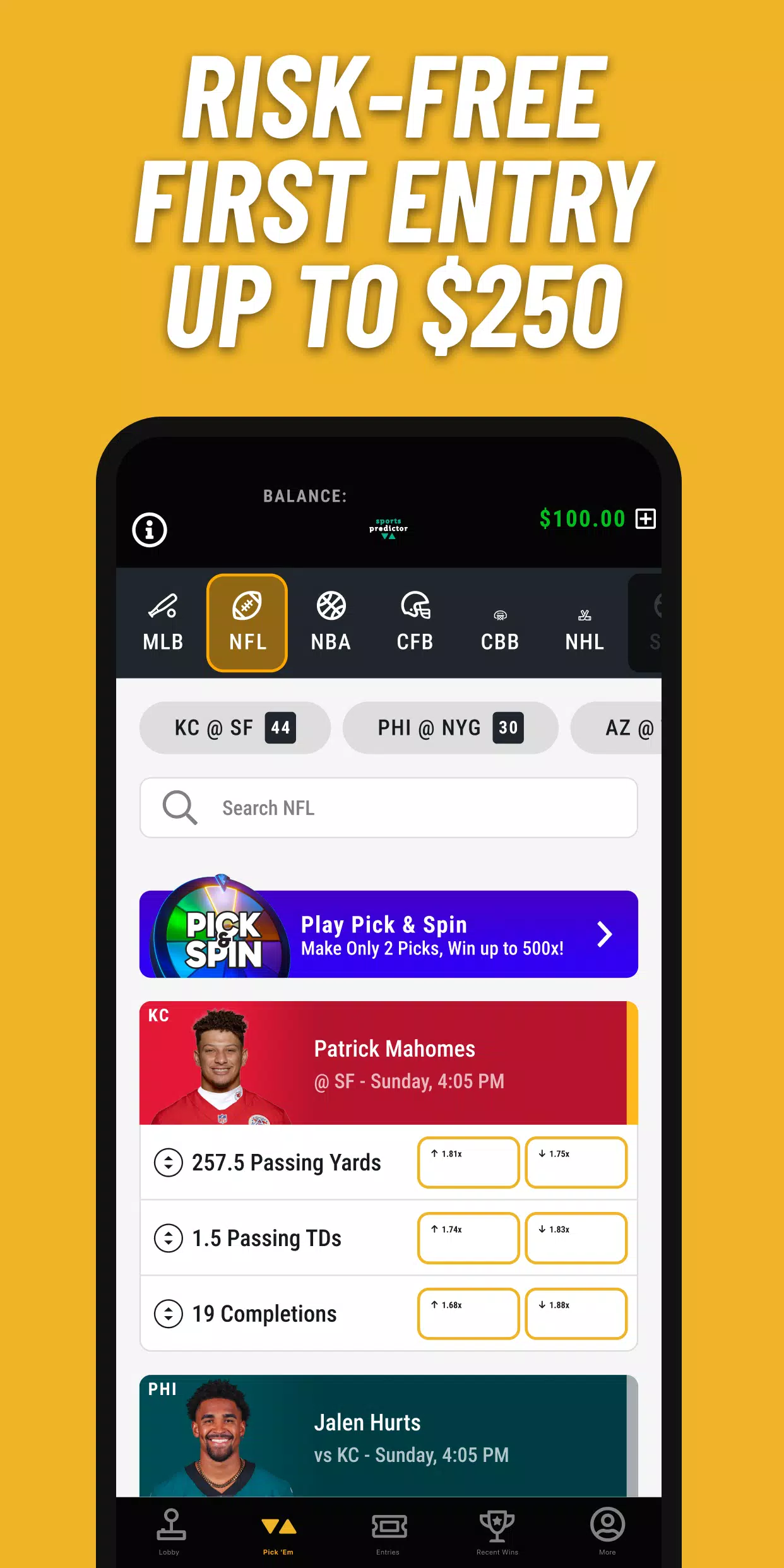 Sports Predictor: Fantasy Game 螢幕截圖 1