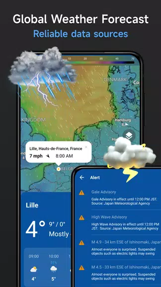 Live Weather & Radar Map Tangkapan skrin 0