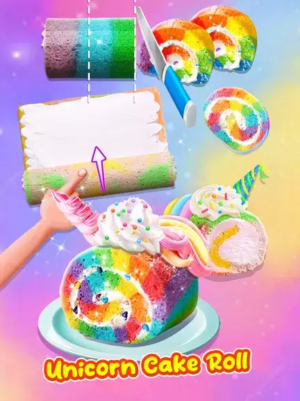 Princess Unicorn Desserts Schermafbeelding 1