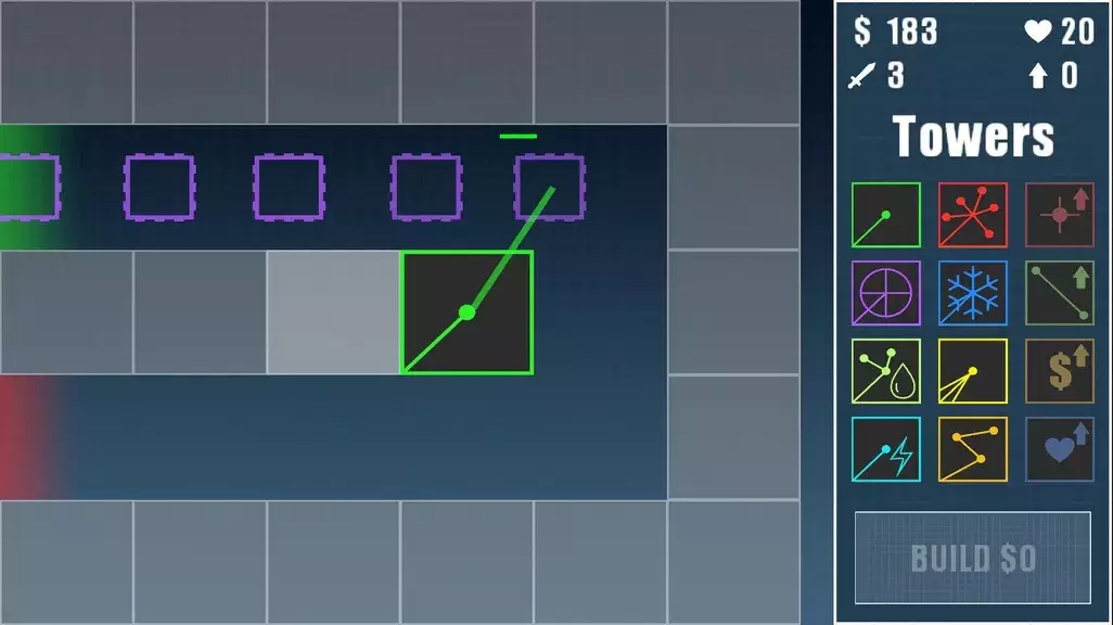 Laser Tower Defense Tangkapan skrin 0