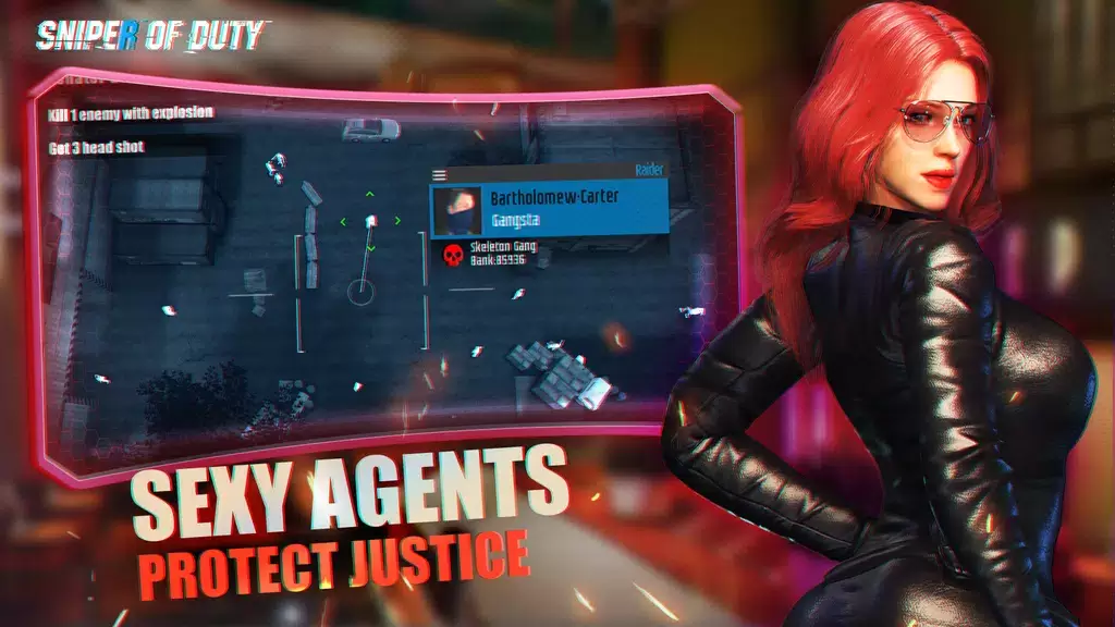 Sniper of Duty:Sexy Agent Spy ภาพหน้าจอ 2