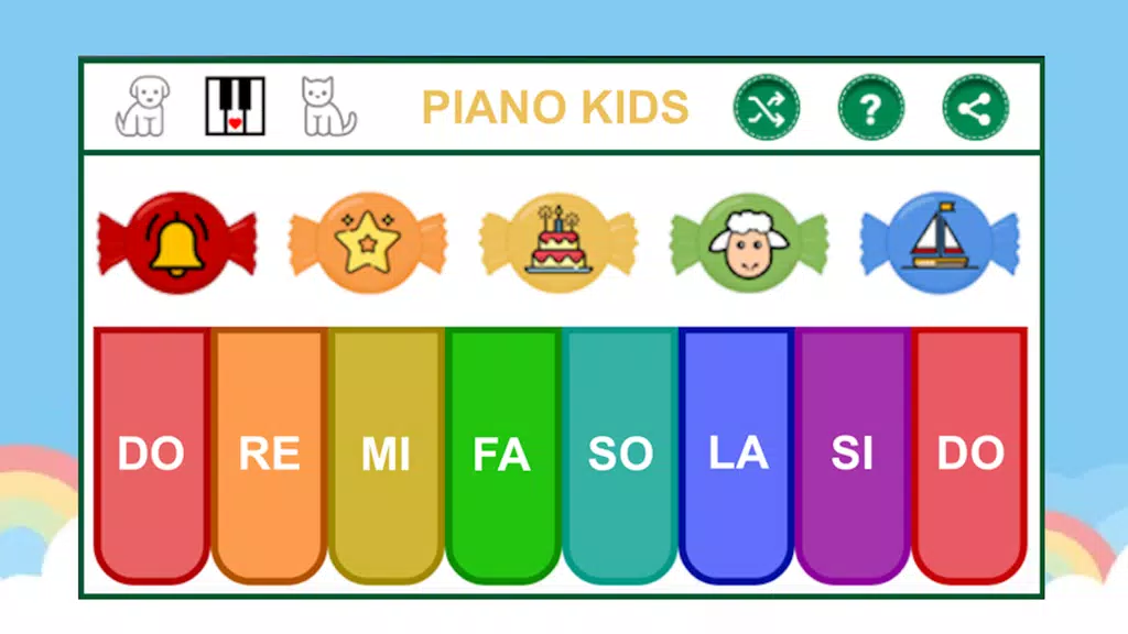 Piano Kids: Animals Music Song Capture d'écran 0