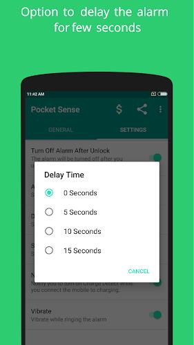 Pocket Sense - Theft Alarm App Zrzut ekranu 3