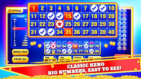 Keno Games Casino Fun Ekran Görüntüsü 1