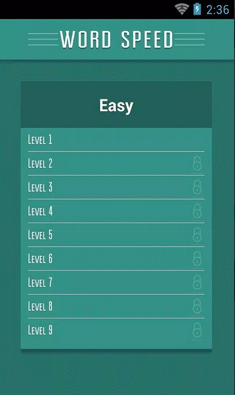 Word Speed Game 螢幕截圖 1
