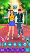 School Couple dress up Скриншот 1