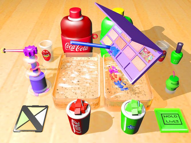 Makeup Slime Fidget Toys Games スクリーンショット 1