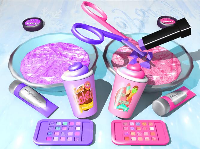 Makeup Slime Fidget Toys Games スクリーンショット 2