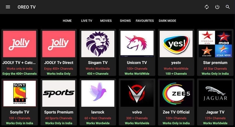 OREO TV Tangkapan skrin 3