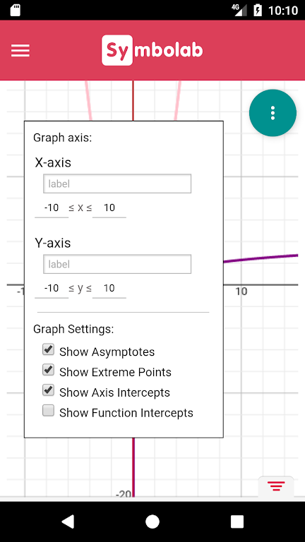 Symbolab Graphing Calculator 스크린샷 3