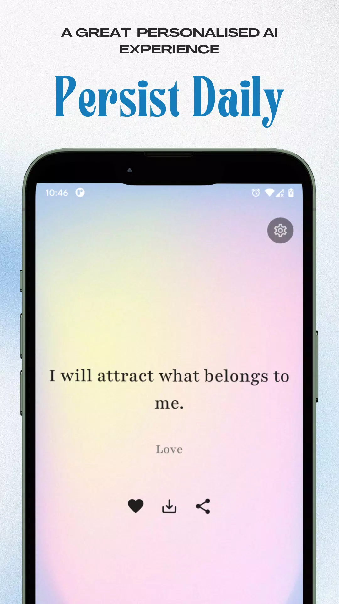 AI Uplift - Daily Affirmations Screenshot 1