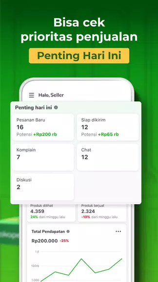 Tokopedia Seller Ảnh chụp màn hình 2