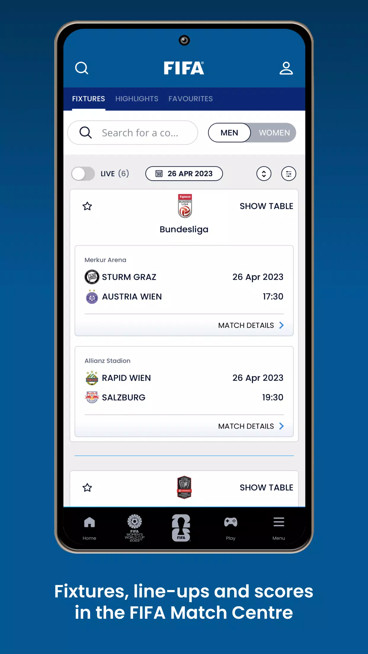 FIFA Official App स्क्रीनशॉट 2