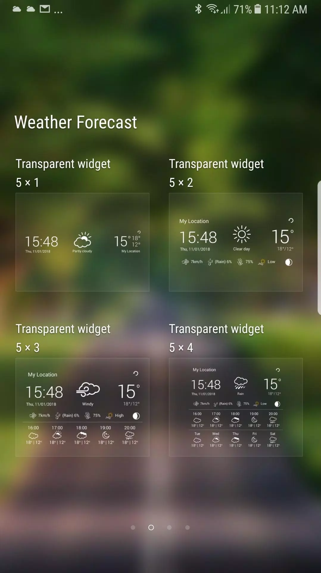 Schermata Weather app 3