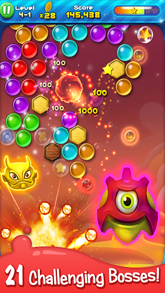 Bubble Bust! - Popping Planets 스크린샷 1