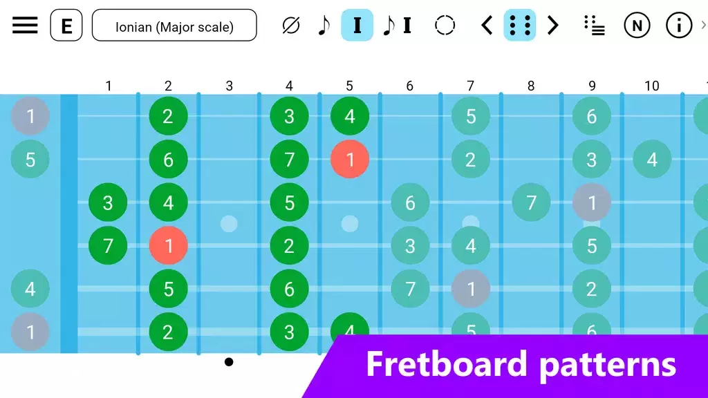 Guitar Fretboard: Scales 螢幕截圖 1