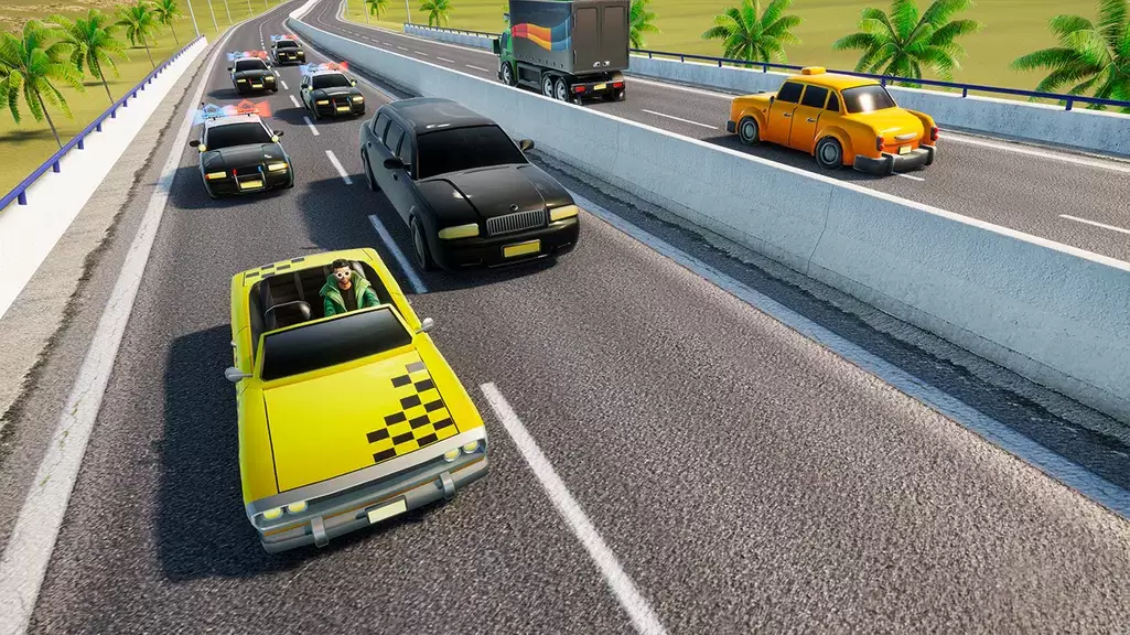 Mini Car Games: Police Chase ภาพหน้าจอ 2