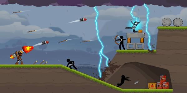 Boom Stick: Bazooka Puzzles Schermafbeelding 1