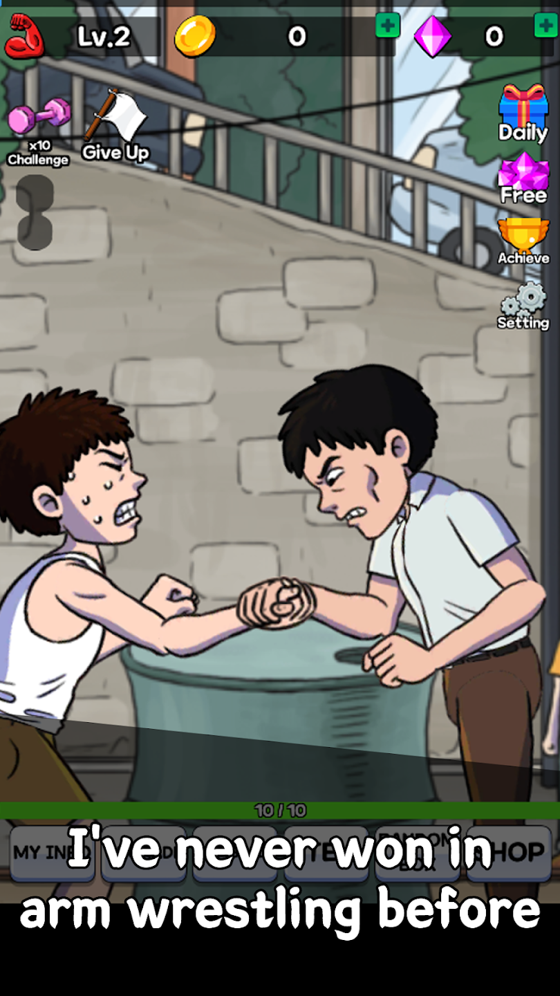 Arm Wrestling Clicker APK 螢幕截圖 1