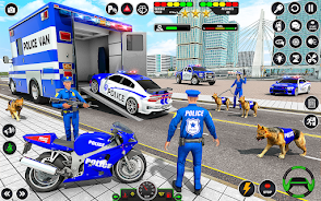 Police Cargo Transport Games 螢幕截圖 2