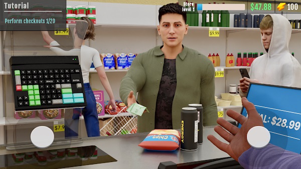 Supermarket Simulator 3D ဖန်သားပြင်ဓာတ်ပုံ 1