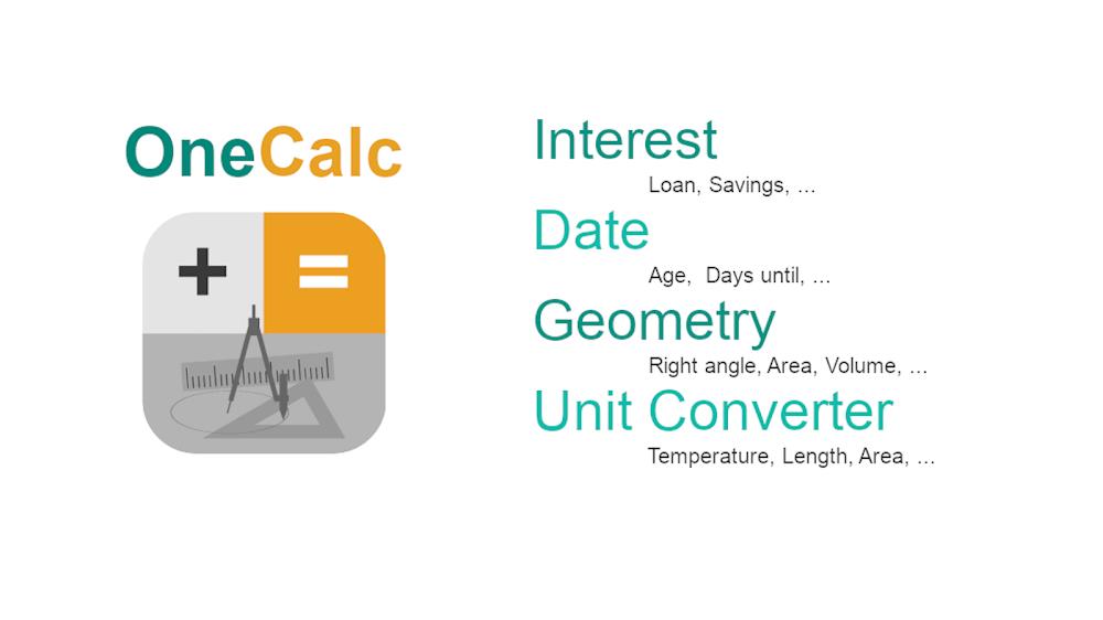 OneCalc+应用截图第0张