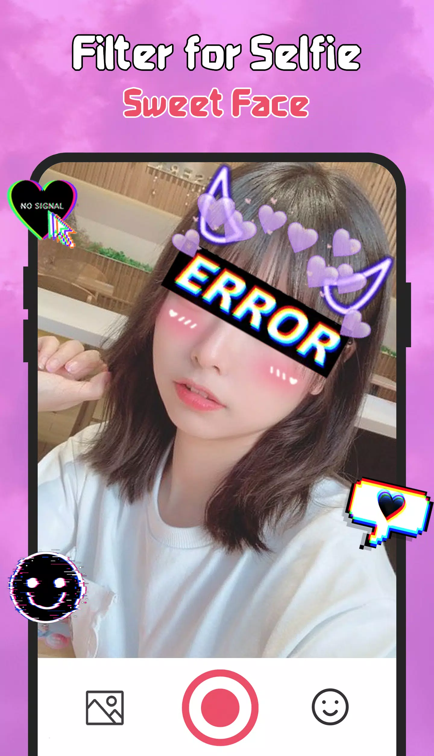 Filter for Selfie - Sweet Face Ảnh chụp màn hình 0