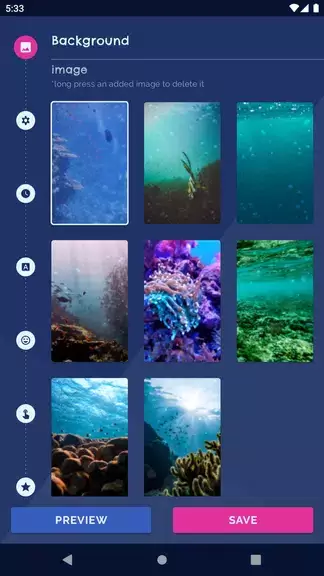 Ocean Fish Live Wallpaper 4K ဖန်သားပြင်ဓာတ်ပုံ 0