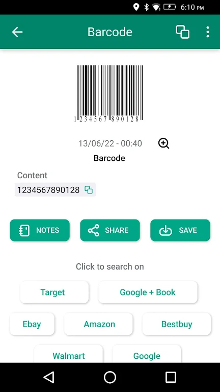 Barcode & QR code scanner Captura de pantalla 0