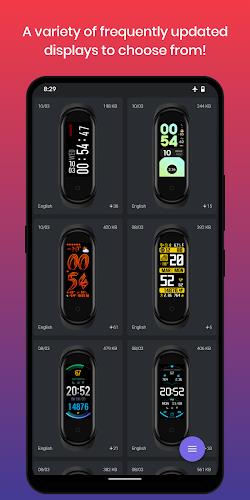 Mi Band 5 Watch Faces Tangkapan skrin 0