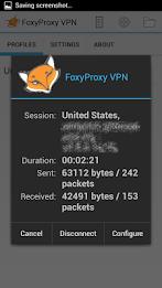 Schermata FoxyProxy VPN 1