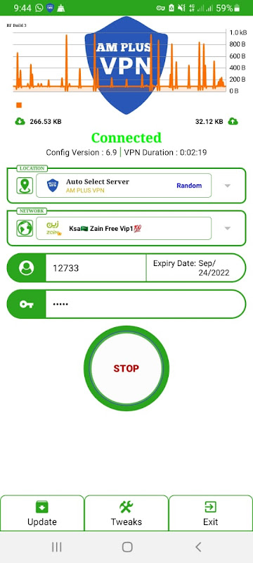 AM PLUS VPN Ekran Görüntüsü 0