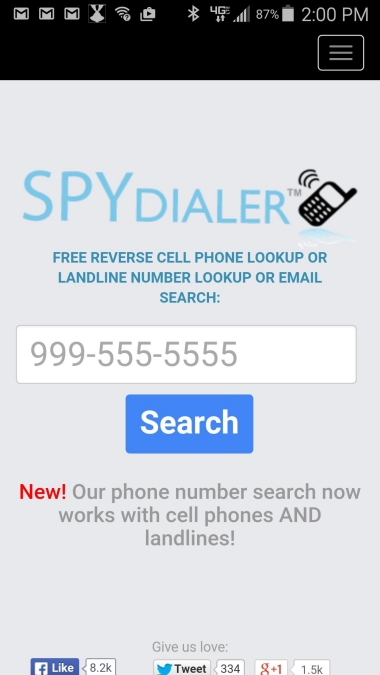 Spy Dialer Скриншот 0