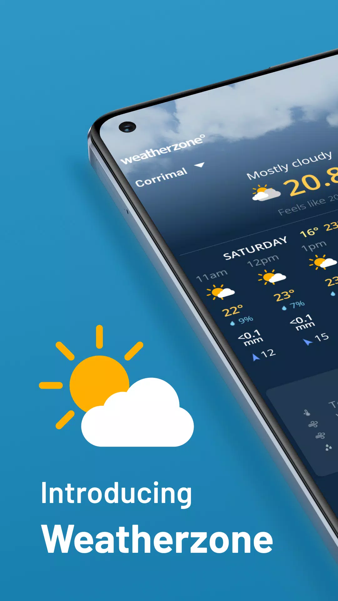 Schermata Weatherzone 0