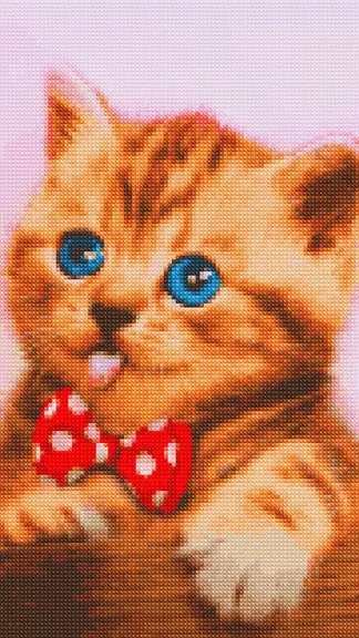 Cross stitch pixel art game Schermafbeelding 0