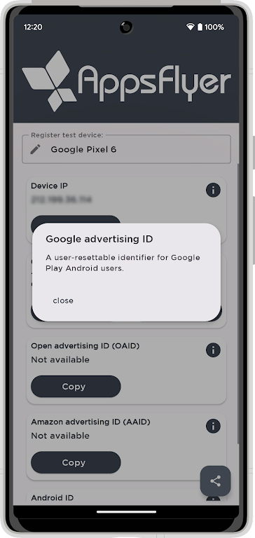 My Device ID by AppsFlyer Screenshot 1