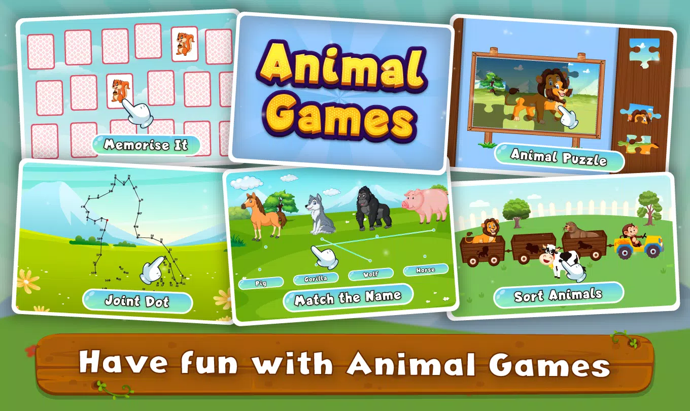 Kids Animal Sounds & Games স্ক্রিনশট 3