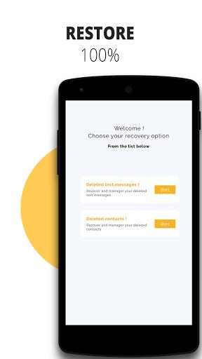 Deleted Text Messages Recovery Captura de pantalla 1
