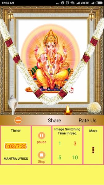 Powerful Ganesh Mantra Captura de pantalla 3