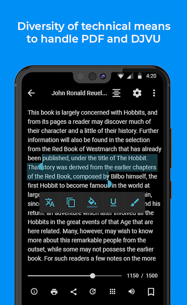 FullReader - lecteur de livre Capture d'écran 3