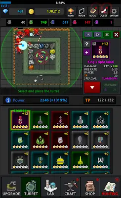 Grow Turret TD : Idle Clicker Zrzut ekranu 2